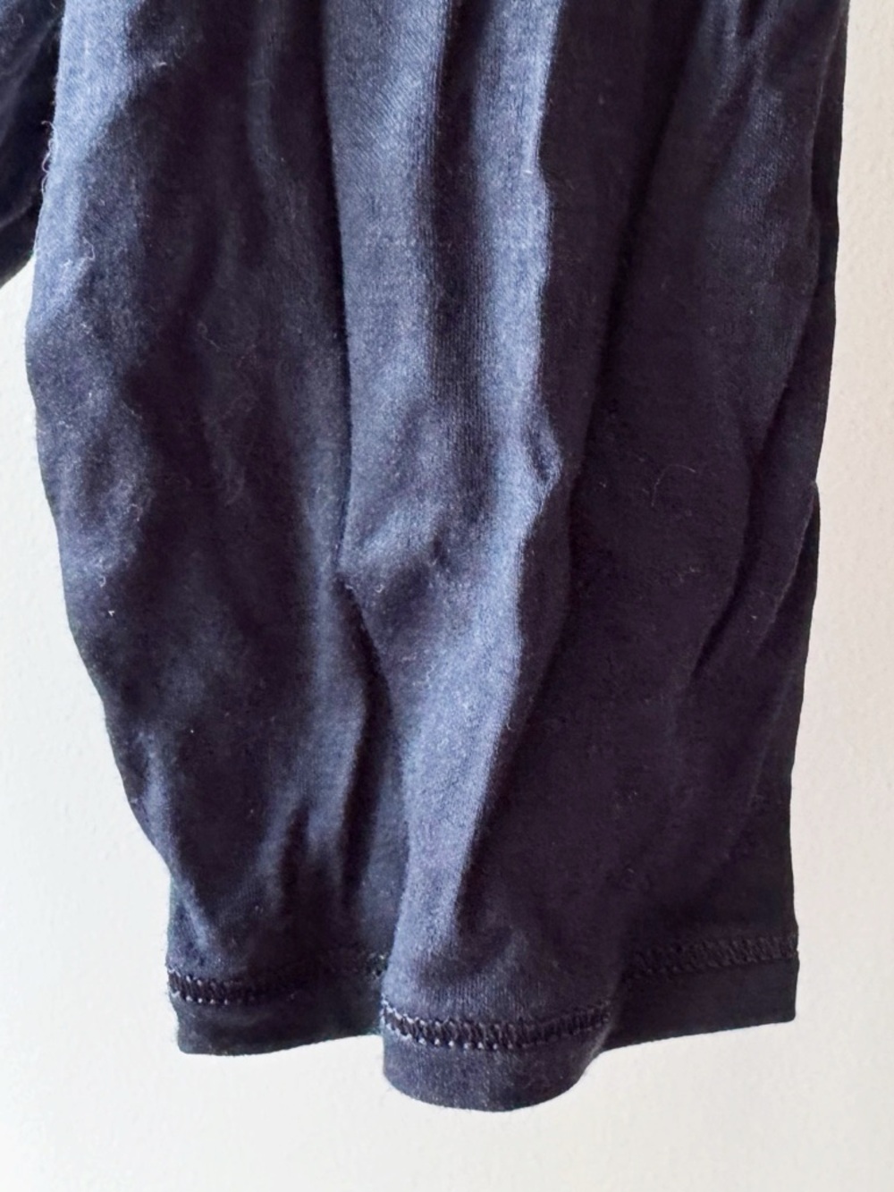 Hanro Navy Blue Modal / Silk Button Down Sleep Shirt - Picture 10 of 13